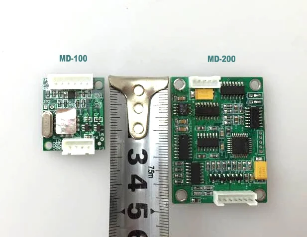 Σχετικά με τα MD 200 και MD100. Η διαφορά είναι ότι το μέγεθος του MD100 είναι πολύ μικρότερο από το MD 200 (στη λεκάνη απορροής) Το MD100 είναι ψηφιακό, ενώ το MD 200 είναι αναλογική μονάδα. Το MD100 χρησιμοποιεί ψηφιακό αισθητήρα, αλλά το MD200 είναι συμβατό με BCI Σχετικά με τα MD 200 και MD100. Η διαφορά είναι ότι το μέγεθος του MD100 είναι πολύ μικρότερο από το MD 200 (στη λεκάνη απορροής) Το MD100 είναι ψηφιακό, ενώ το MD 200 είναι αναλογική μονάδα. Το MD100 χρησιμοποιεί ψηφιακό αισθητήρα, αλλά το MD200 είναι συμβατό με BCI